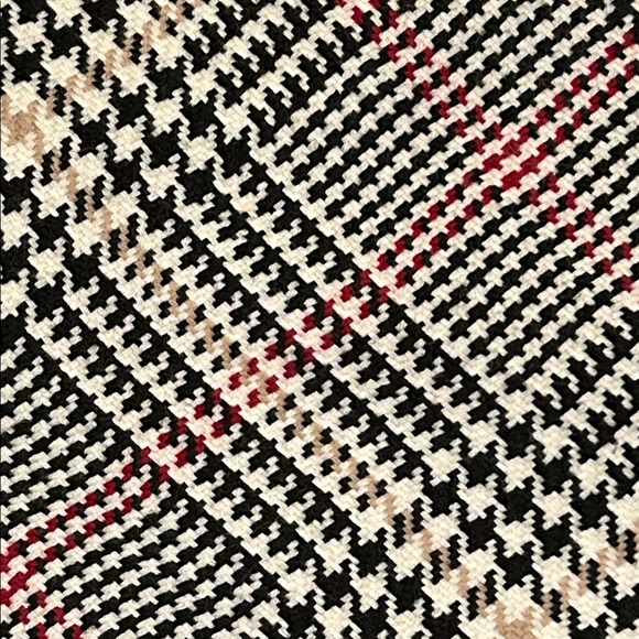 White House Black Market Black and White Plaid Women's Skirt Size 8 - Picture 3 of 10